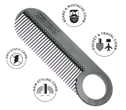 Chicago Comb - Pocket - Model 2 = L: 4” W: 1.25”