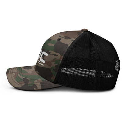 EDC Embroidered Camouflage trucker hat - 3 Camo options