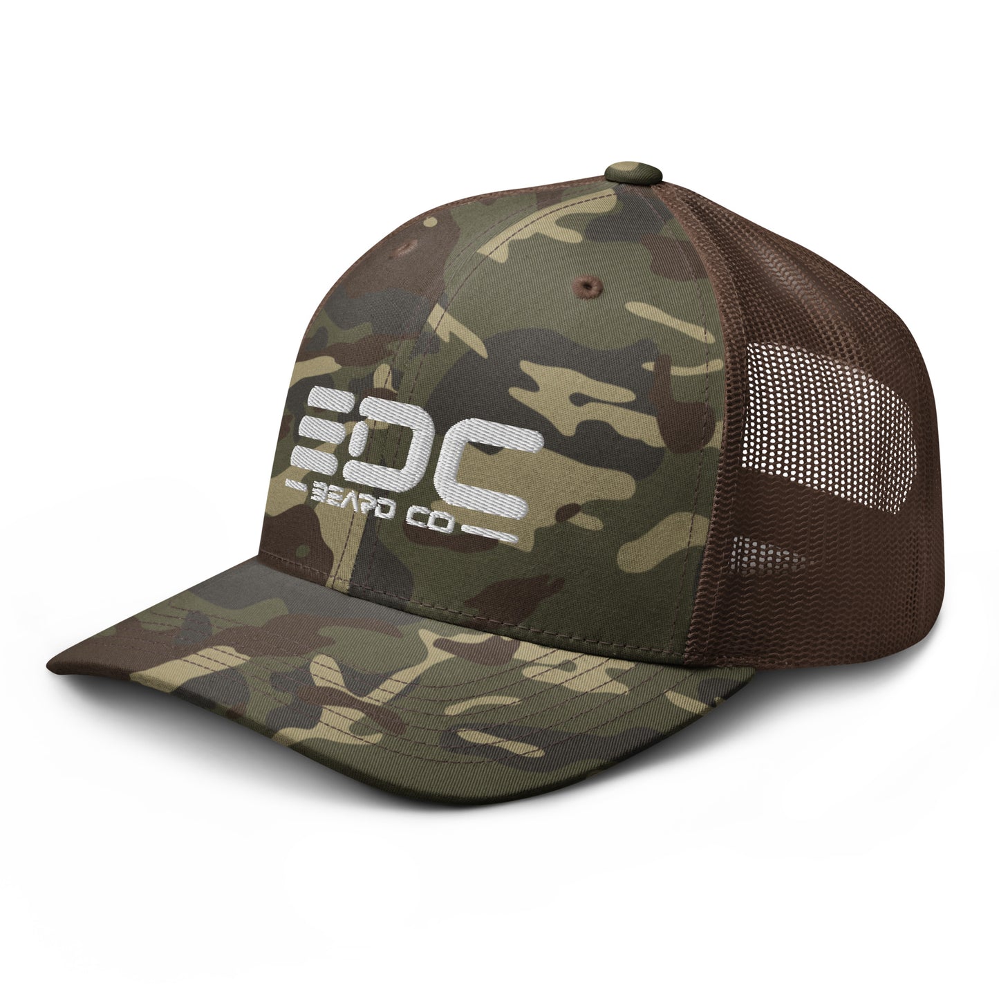 EDC Embroidered Camouflage trucker hat - 3 Camo options