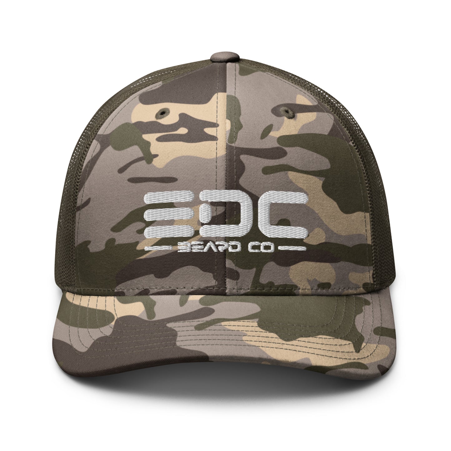 EDC Embroidered Camouflage trucker hat - 3 Camo options