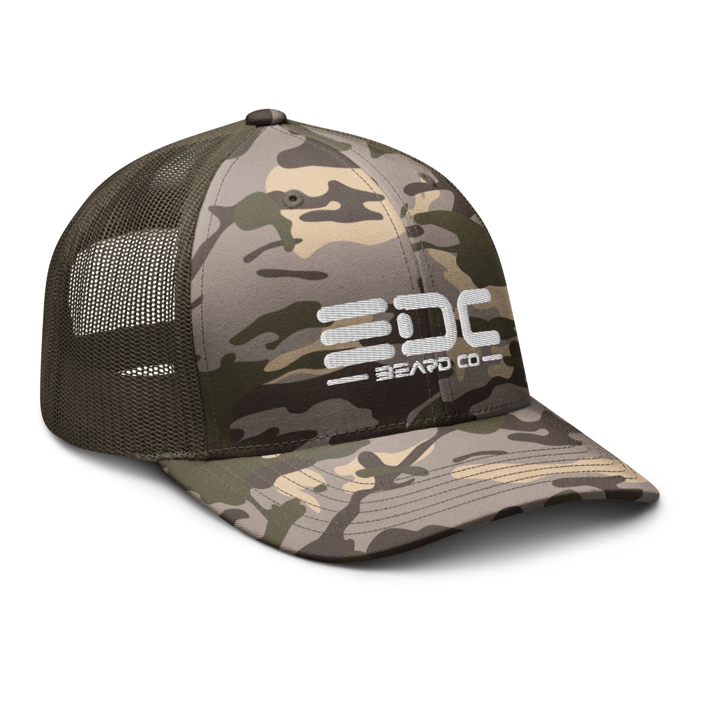 EDC Embroidered Camouflage trucker hat - 3 Camo options